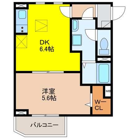 フォーチュンパークⅢの物件間取画像